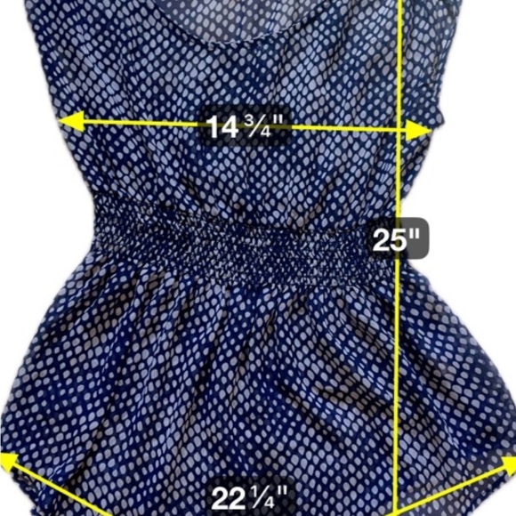 Rumors Blue Cami Top Minimalistcore Softcore Clean Girl Aesthetic Casual Sz‎ L - Picture 6 of 8